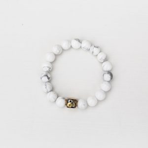 White howlite bracelet