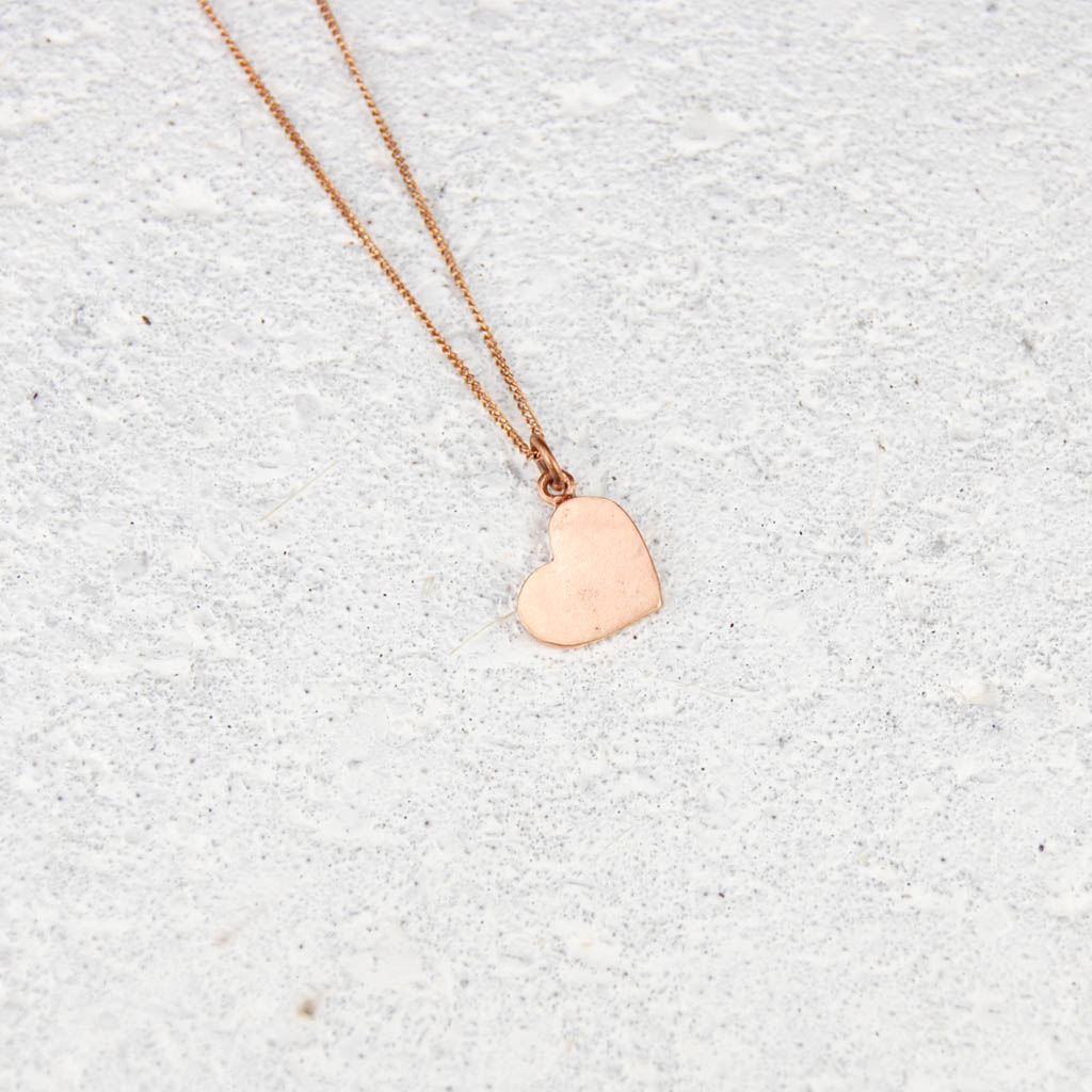 Copper pendant Music for ones heart pendant