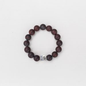 Brecciated jasper bead bracelet