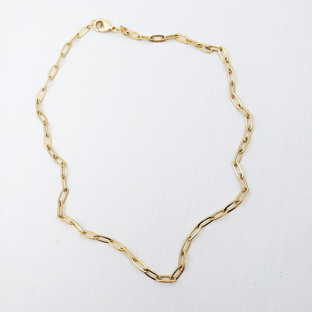 Paperclip Necklace - Blue Pendulum Jewelries