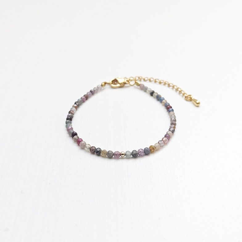 Ruby sapphire bracelet