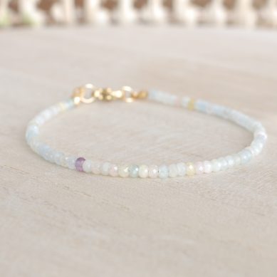 Morganite bracelet