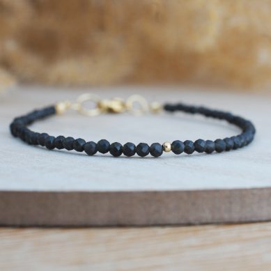 Obsidian bracelet