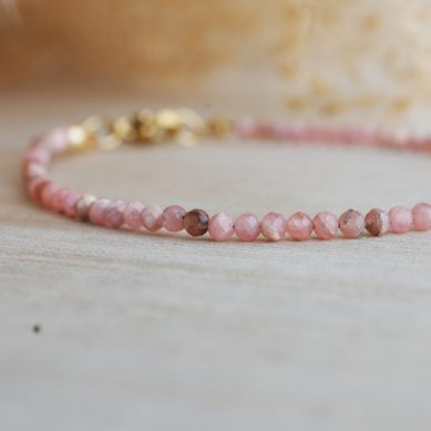 Rhodochrosite bracelet
