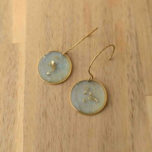 Crushed Glass Earrings