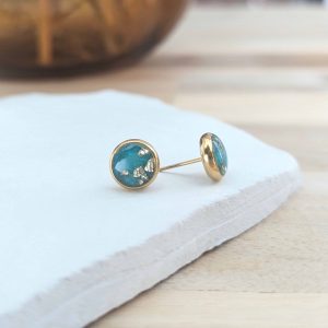 Gold Stud Earrings