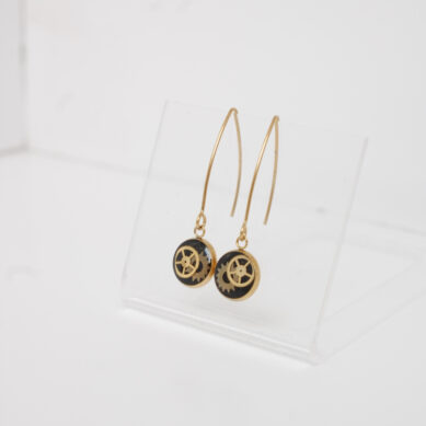 steampunk dangling earring
