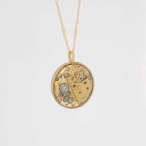 GLD-DBLSD-CIRC-NKLCE-WG_2 - Blue Pendulum Jewelries