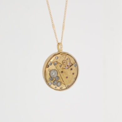 Double sided Gear Necklace