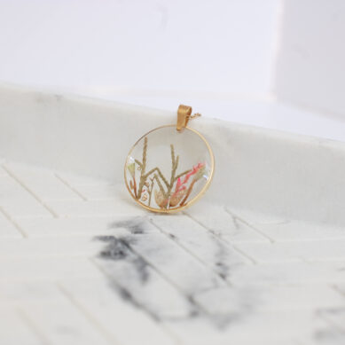 Flower pendant neckalce