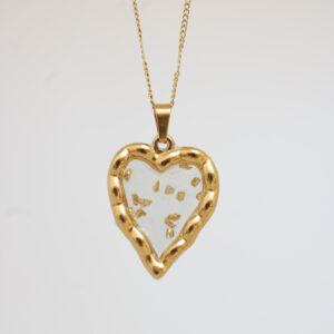 Heart necklace - Blue Pendulum Jewelries Heart necklace