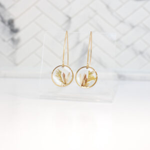 Flower earrings