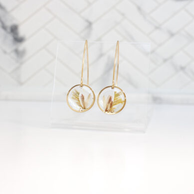 Flower earrings