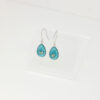 Dangling Coloured Teardrop Earrings