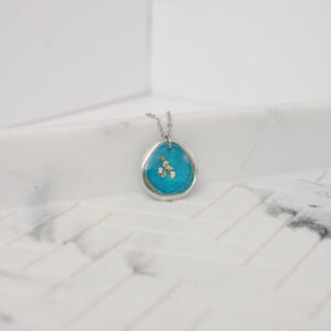 SIL-ORG-RND-NKLCE-001_1 - Blue Pendulum Jewelries