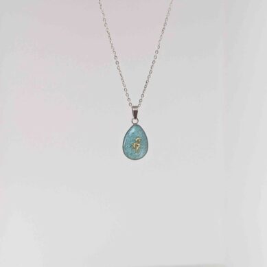 Colored Teardrop Necklace