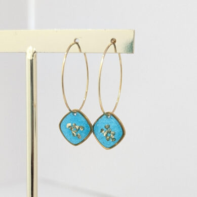 Dangling Coloured Earrings