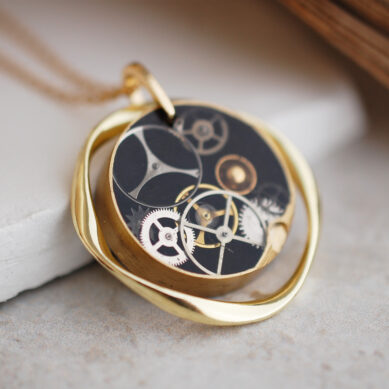 Watch Gear Necklace